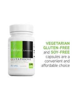 Davinci DAVINCI Labs Glutathione - Helps to Support Immune System, Brain Health, Digestive Health & More with Glutathione & Whey Protein* - Gluten Free & Soy Free - 30 Vegetarian Capsules  - Image 5