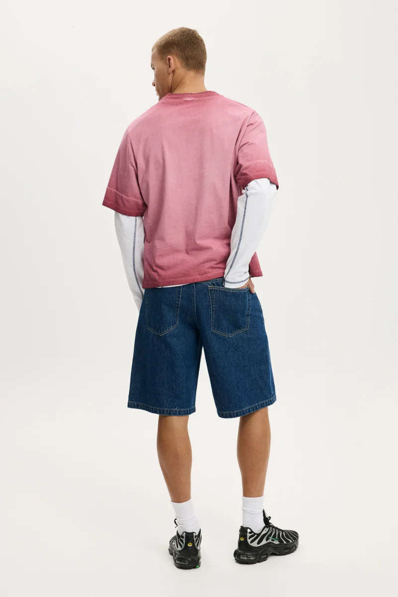 Cotton On  BAGGY DENIM SHORT for Men | Best Price UAE