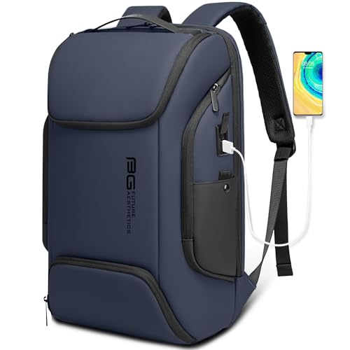 BANGE Business Laptop Smart backpack Can Hold 15.6 Inch Laptop Commute Backpack Carry on bag for men and women (Blue) - Image 1