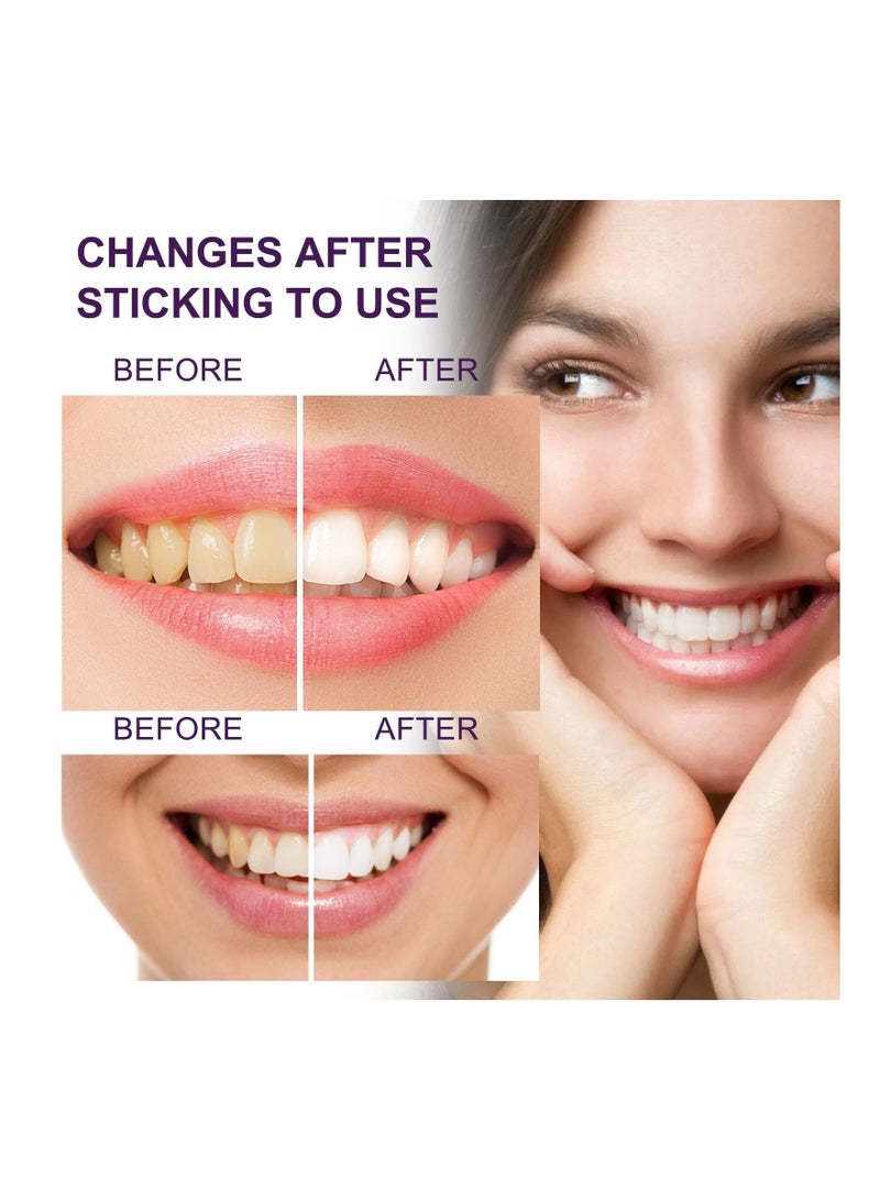 EELHOE Purple whitening toothpaste brightening color corrector teeth whitening for sensitive teeth 50ml true - Image 3