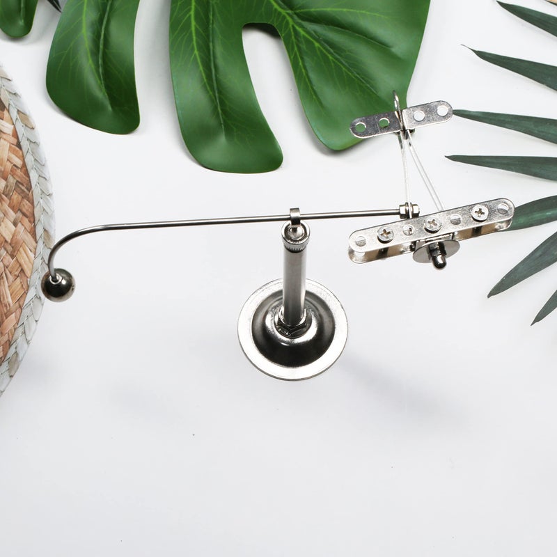 Sunnytech Steel Balance Plane Physics Toy Kinetic Art Balance Toy Balancing Decompressive Science Home Office Toy for Desk Decor Toy WJ066 - Image 5