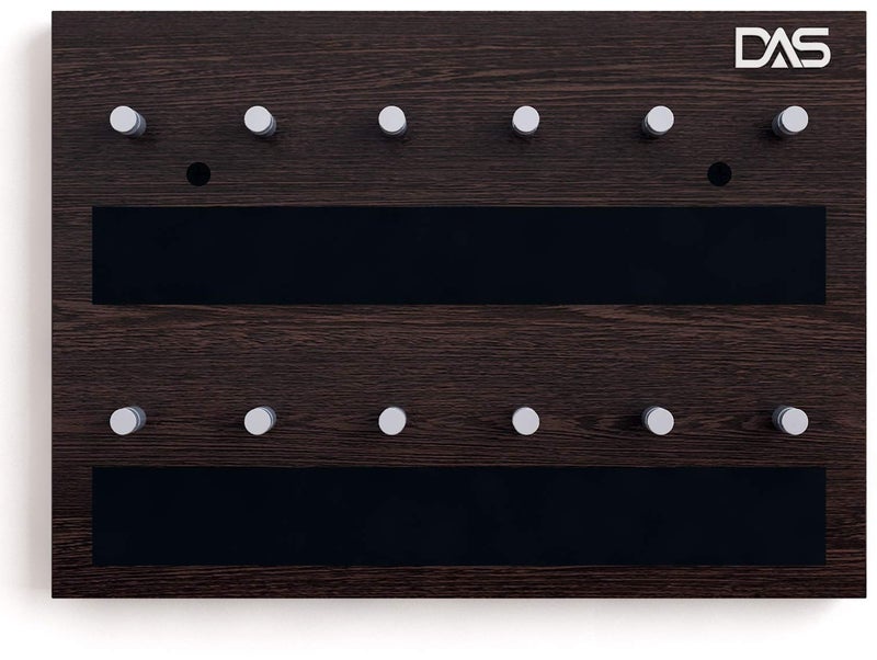 DAS Wall Mounted Home Decor Key Chain Holder/Organizer Key Hooks Wenge (12 Knobs)- Dex - Image 3