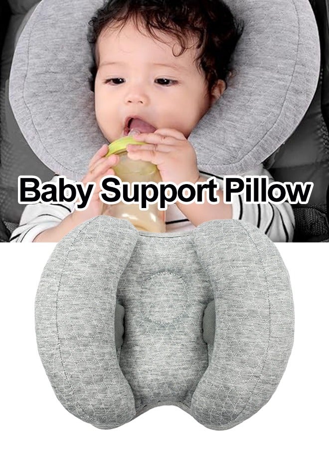 وسادة رقبة للأطفال، وسادة مسند رأس السيارة للأطفال الصغار، مسند رأس قابل للتعديل للرقبة للأطفال الصغار، وسادة رقبة للأطفال، مسند رأس وسادة سفر لمقعد السيارة - Image 1