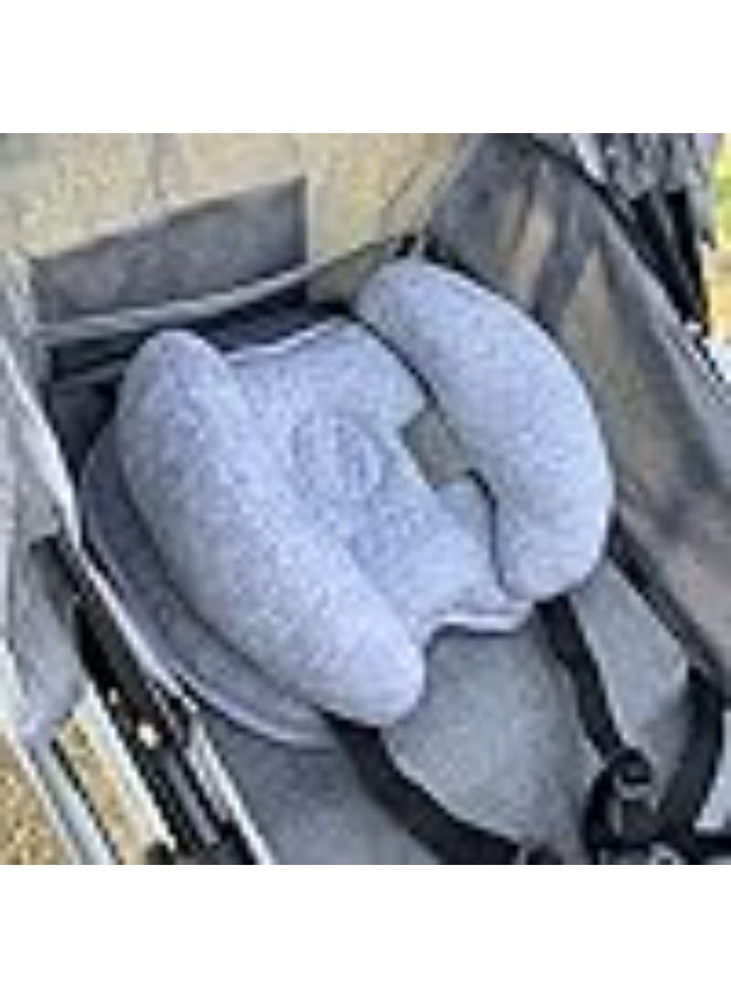 وسادة رقبة للأطفال، وسادة مسند رأس السيارة للأطفال الصغار، مسند رأس قابل للتعديل للرقبة للأطفال الصغار، وسادة رقبة للأطفال، مسند رأس وسادة سفر لمقعد السيارة - Image 4