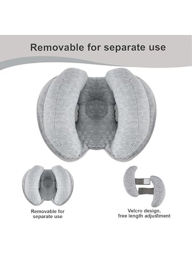 وسادة رقبة للأطفال، وسادة مسند رأس السيارة للأطفال الصغار، مسند رأس قابل للتعديل للرقبة للأطفال الصغار، وسادة رقبة للأطفال، مسند رأس وسادة سفر لمقعد السيارة - Image 5