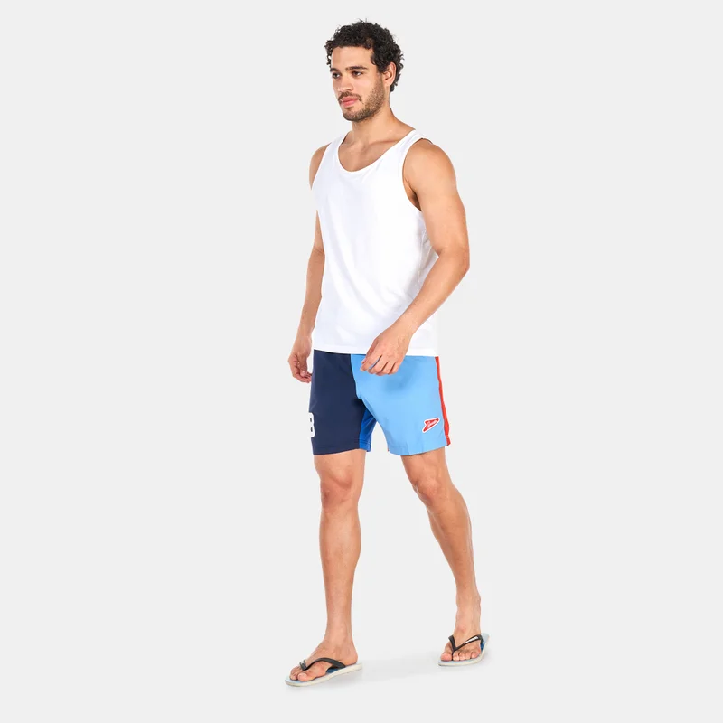 speedo Blue Men's Colorblock Volley 17-Inch Watershorts for Men | Best Price UAE