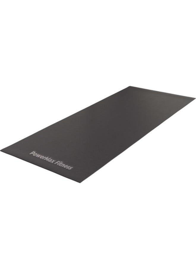 باورماكس فيتنيس بساط معدات التمرين PowerMax Fitness PMM-09 للمنزل وصالة الألعاب الرياضية، بساط جهاز المشي ذو كثافة عالية، فائق الصلابة، معزول عن الصدمات الكهربائية، يحمي الأرضيات/السطح، مضاد للانزلاق، بساط سهل التنظيف (أسود)  - Image 1
