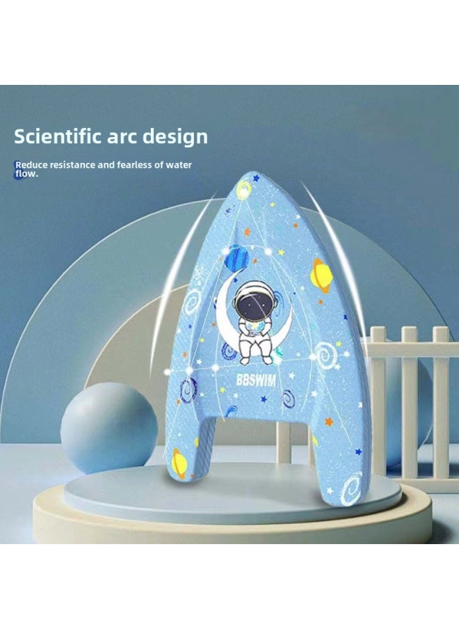 Generic - Swimming Floating Board Beginners Universal Printed Back Floating Water Board Adults And Children Learning Swimming Training Auxiliary Suit-Color:BB Print-Astronaut U Board - Image 1