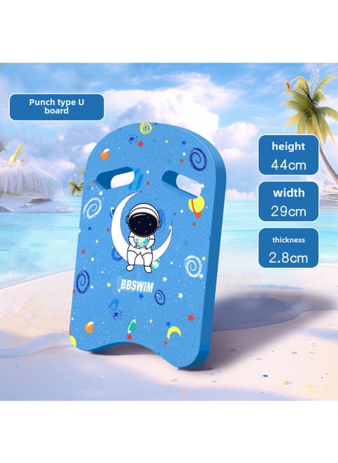 Swimming Floating Board Beginners Universal Printed Back Floating Water Board Adults And Children Learning Swimming Training Auxiliary Suit-Color:BB Print-Astronaut U Board