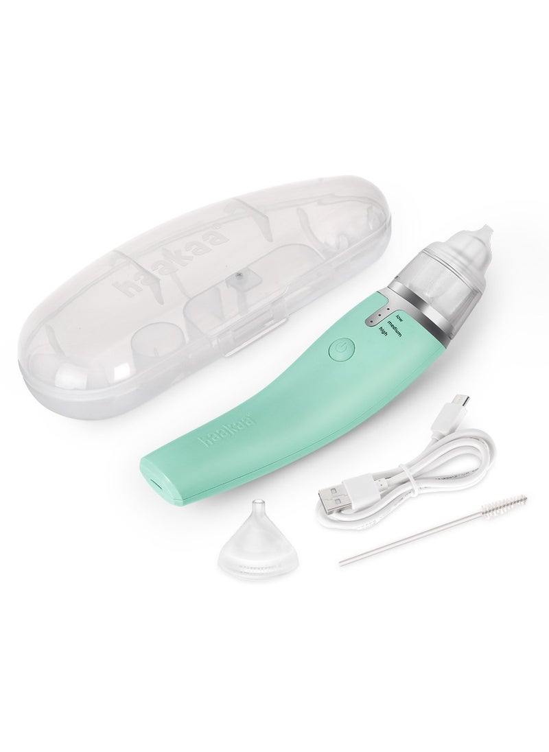 haakaa Haakaa Electric Baby Nasal Aspirator - Safe & Easy Operated Nose Cleaner for Babies, Infants & Toddlers - USB Rechargeable BPA-Free  - Image 2