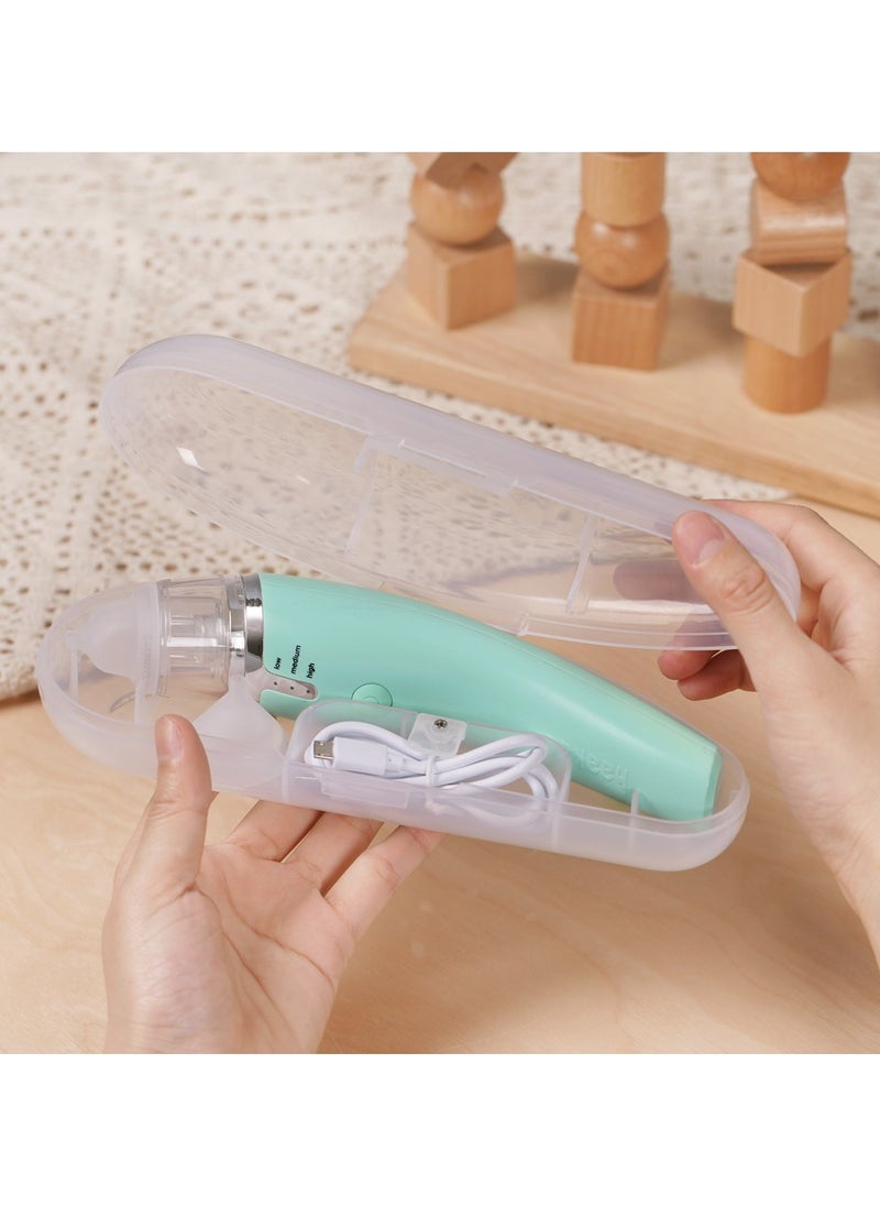 haakaa Haakaa Electric Baby Nasal Aspirator - Safe & Easy Operated Nose Cleaner for Babies, Infants & Toddlers - USB Rechargeable BPA-Free  - Image 4