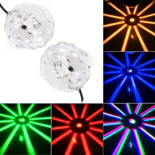 Autozap Motorcycle Star Flash Chassis Strobe Underglow Ambient RGB Dash Light Motorbike LED (12 V, 33 W) (Universal for Bike) (Pack of 2) - Image 1