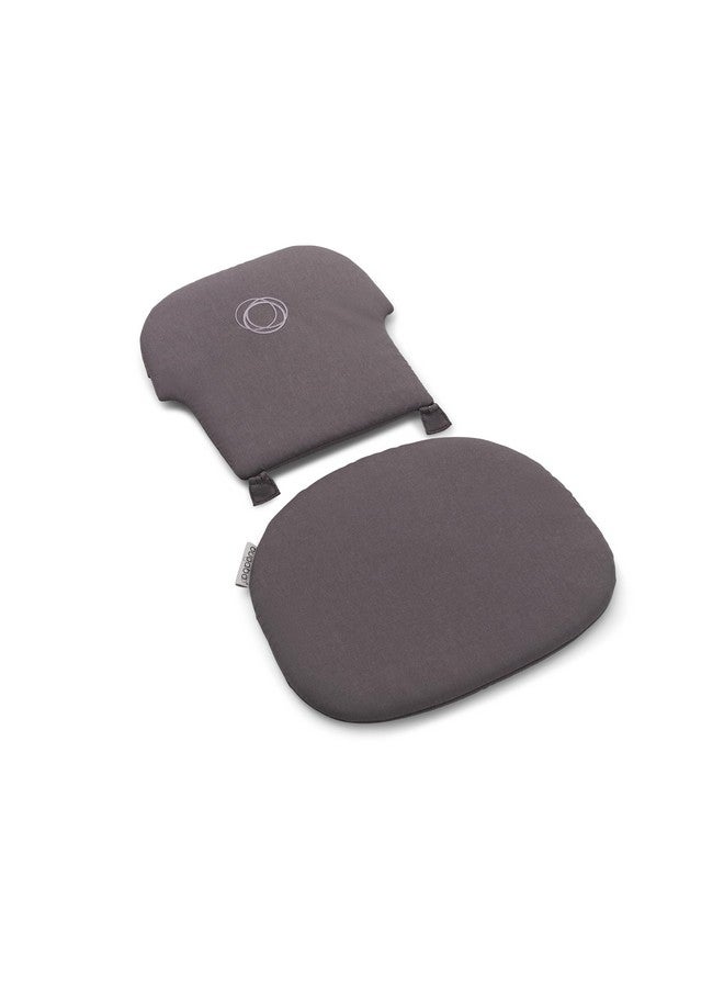 Bugaboo مجموعة وسائد بيبي بوجابو جيراف لكرسي جيراف، مسند ظهر ومقعد، رمادي عاصف