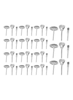 Thoraya 45PCS Electric Grinding Steel Wire Wheels Mini Wire Brushes Set Kit Accessories for Power Tool  - Image 1