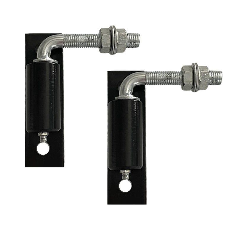 Steel JBolt Hinge Doors Gates 12 Inch HeavyDuty Welded Hinge HeavyDuty Driveway Gates for Welding on Larger Iron or Steel Gates 2 Packs