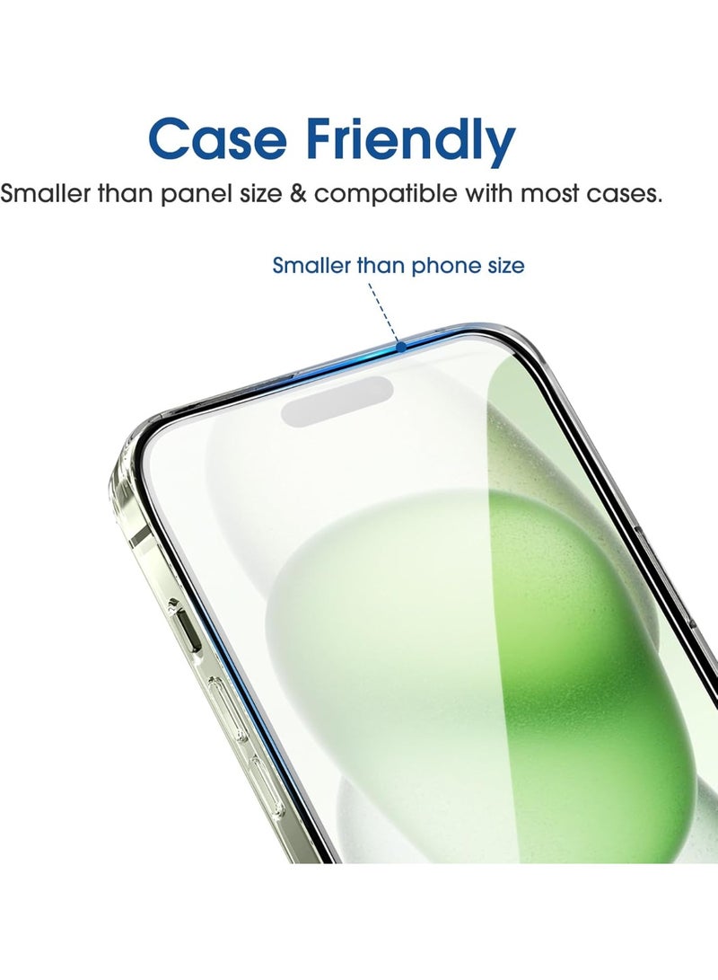 يوارب كينج واقي شاشة من الزجاج المقسى لهاتف آيفون 15 بلس - Image 2