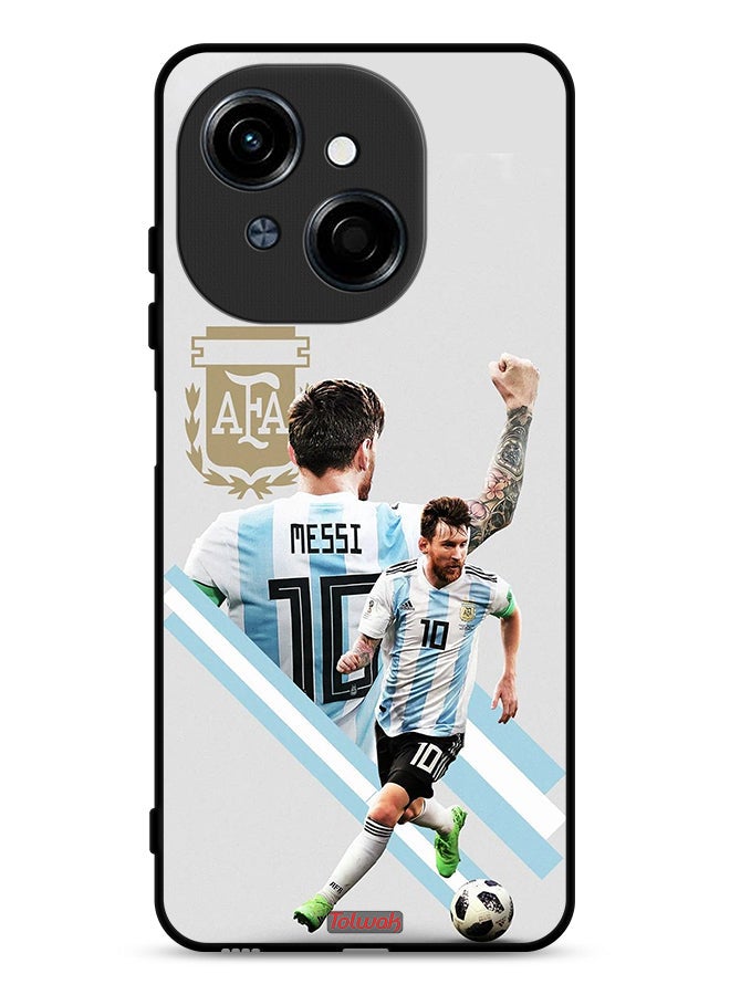 Tolwak Tecno Spark Go 1S 4G Protective Case Cover Leo Messi Art - Image 1