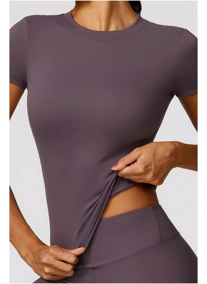 KAWN.YOGA KAWN YOGA Womens Short Sleeves Shirt