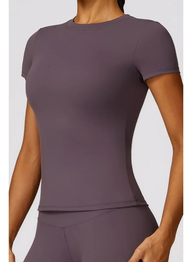 كون.يوغا KAWN YOGA Womens Short Sleeves Shirt