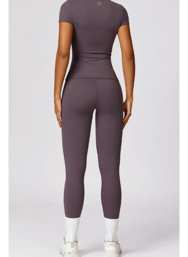 كون.يوغا KAWN YOGA Womens Short Sleeves Shirt