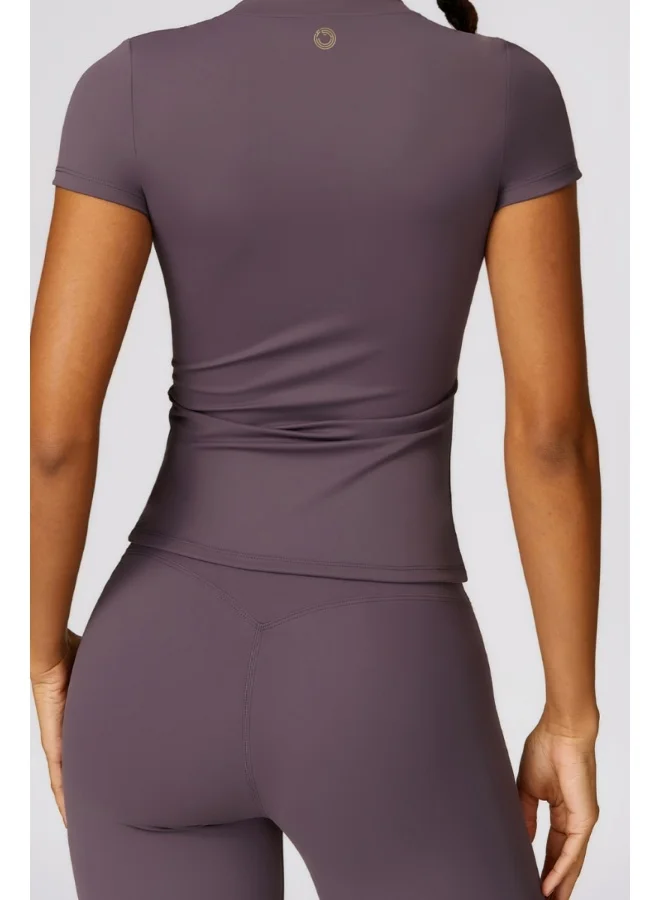 كون.يوغا KAWN YOGA Womens Short Sleeves Shirt