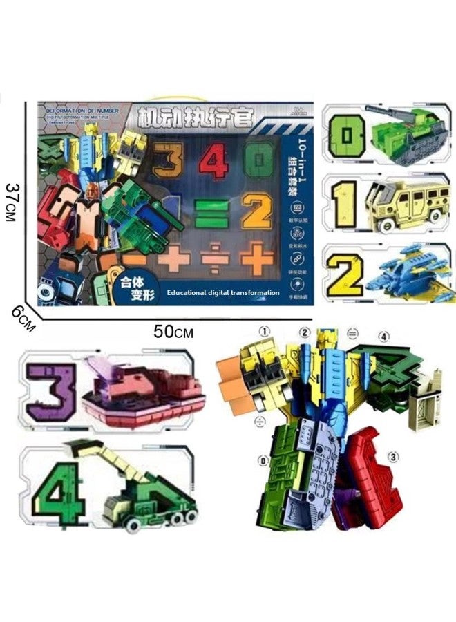 Children's War General Deformation Engineering Vehicle Robot Boy King Kong Training Institution Points Exchange Gift Toys-Color:54019  Hanging Board  Style Random 2030-25 - Image 3