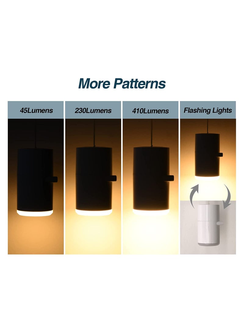 SYOSI Mini Portable Air Pump Mini Electric Air Pump for Inflatables 1400mAh Battery USB Rechargeable Air Pump with 410LM LED Light Quick Inflate for Camping Battery Pool Float Pump - Image 4