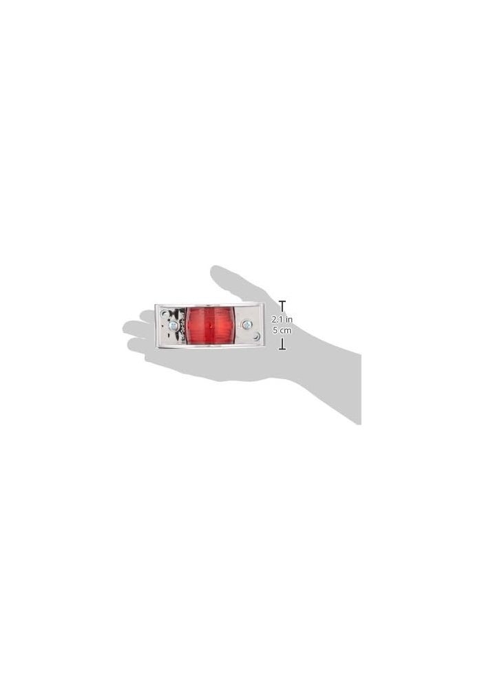 Grote 46892 Red Chrome-Armored Clearance Marker Light - Image 3