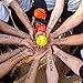 Glenmal 30 Pieces Softball Bracelet for Girls Softball Gifts Adjustable Inspirational Sport Beads Ball Bracelet Handmade Rope Knot for Teens Kids Adults Party Favors Player Team Gifts - Image 3