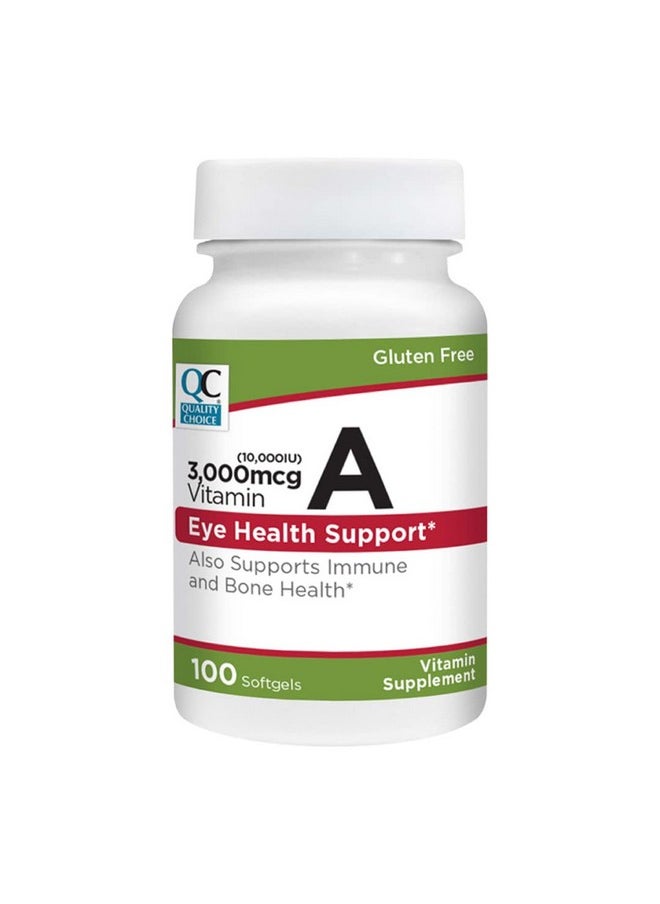 Quality Choice - Vitamin A 3000 Mcg 10000Iu Softgels - Image 1