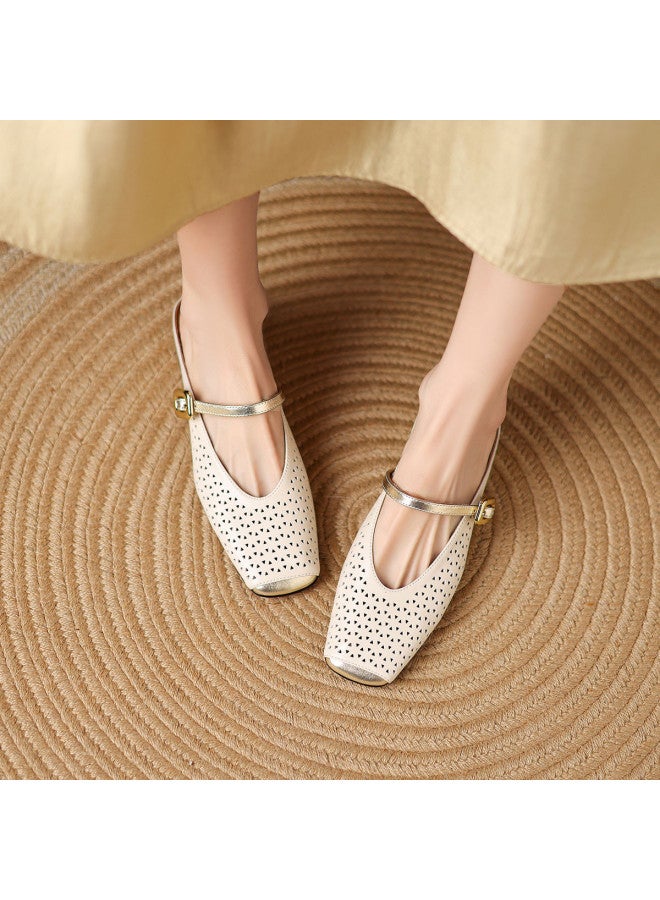 اي اتش  أحذية Ah Soft Mule للنساء - تصميم جديد متشابك ومفرغ - صنادل انزلاقية منعشة للنساء - Image 2