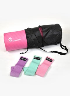 KANGAROO Exercise mat 15 mm with hip band, 3 different options  - Image 1