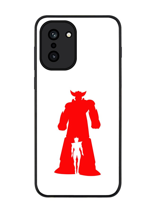 For OnePlus 15R Case,Slim fit Camera Protection, Shockproof Thin Phone cover  - Grendizer (White)