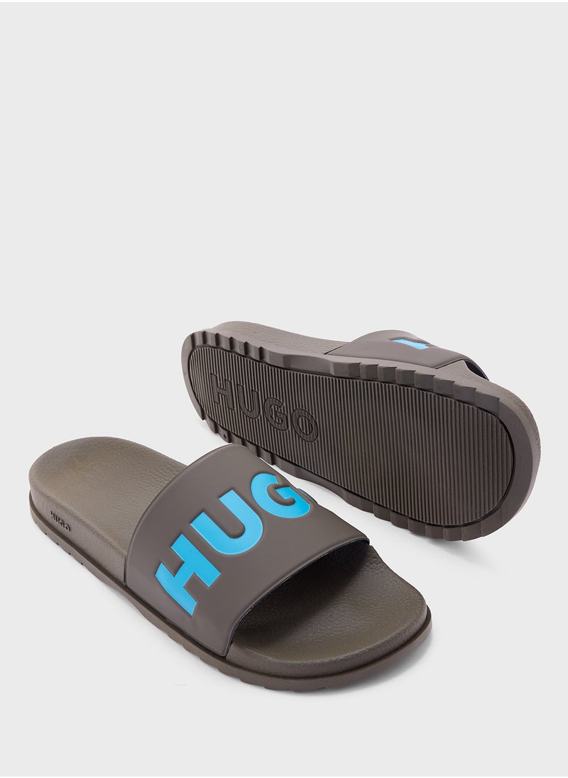 HUGO Logo Flip Flops  - Image 3