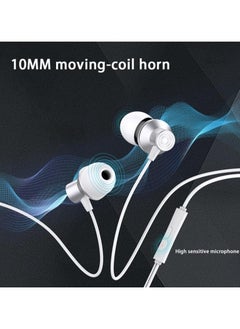 Celebrat D15 Wired Stereo Sound Earphones With Microphone And Controller Button Pure And Lossless Audio Quality And Clarity In Calls Fits Various Smart Devices Type C Jack 1.2 Meter Length - White - pzsku/Z622FDA80F5E4AA956C55Z/45/_/1731412775/359394d0-66a0-4e37-b7ed-0fd5038f57d5