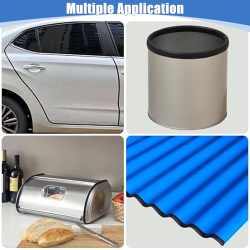 Protalwell Rubber Edge Trim, Self-Adhesive Rubber Edge Trim, Edge Protector for Sheet Metal, EPDM Material, Fit 1/16"(1.6mm), Length 20Ft, Black Color, - Image 3
