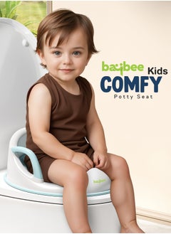BAYBEE Baybee Comfy Baby Potty Seat for Kids, Toilet Training Seat for Baby with Soft Cushion Seat | Training Potty Chair with Comfortable Seating | Kids Potty Chair for 0 to 5 years (Grey)  - Image 2