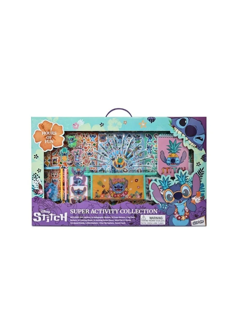 ديزني Stitch Super Activity Collection | Coloring & Activity Learning Set | Hours of Fun | Age 3+