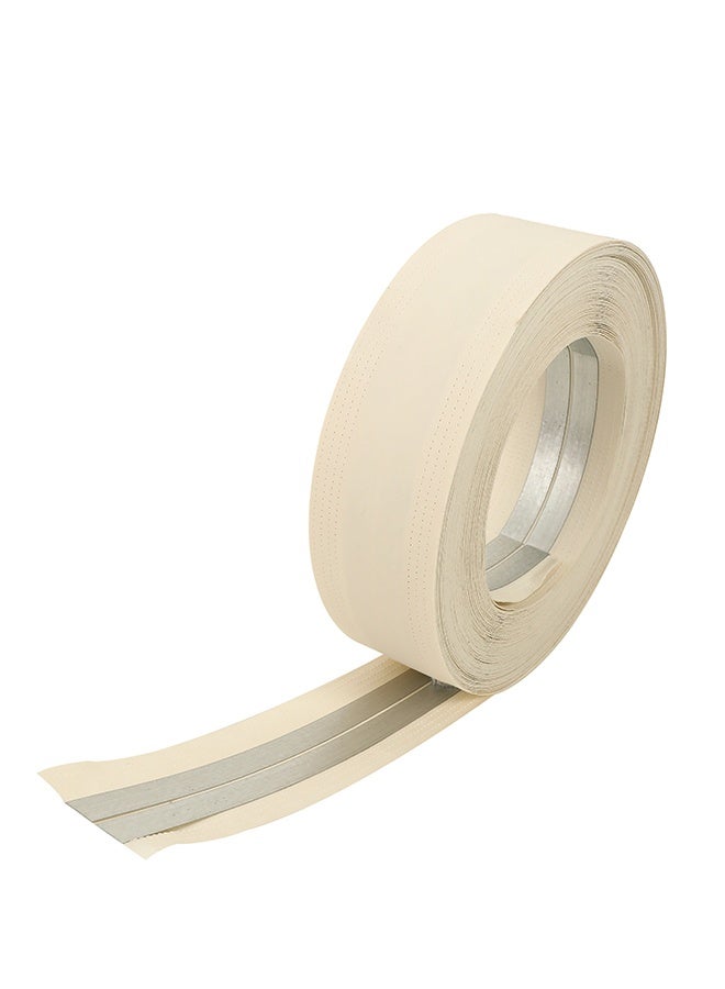 LAWAZIM Reinforced Metal Drywall Corner Tape - 2IN x 98FT - Flexible Paper Steel Drywall Repair Bead for Inside & Outside Corners, Crack Repair, Wall Finishing & Construction Use - Image 1