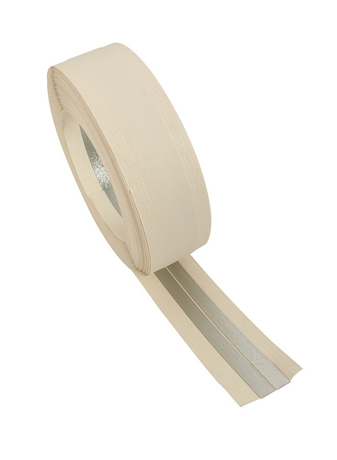 LAWAZIM Reinforced Metal Drywall Corner Tape - 2IN x 98FT - Flexible Paper Steel Drywall Repair Bead for Inside & Outside Corners, Crack Repair, Wall Finishing & Construction Use - Image 2