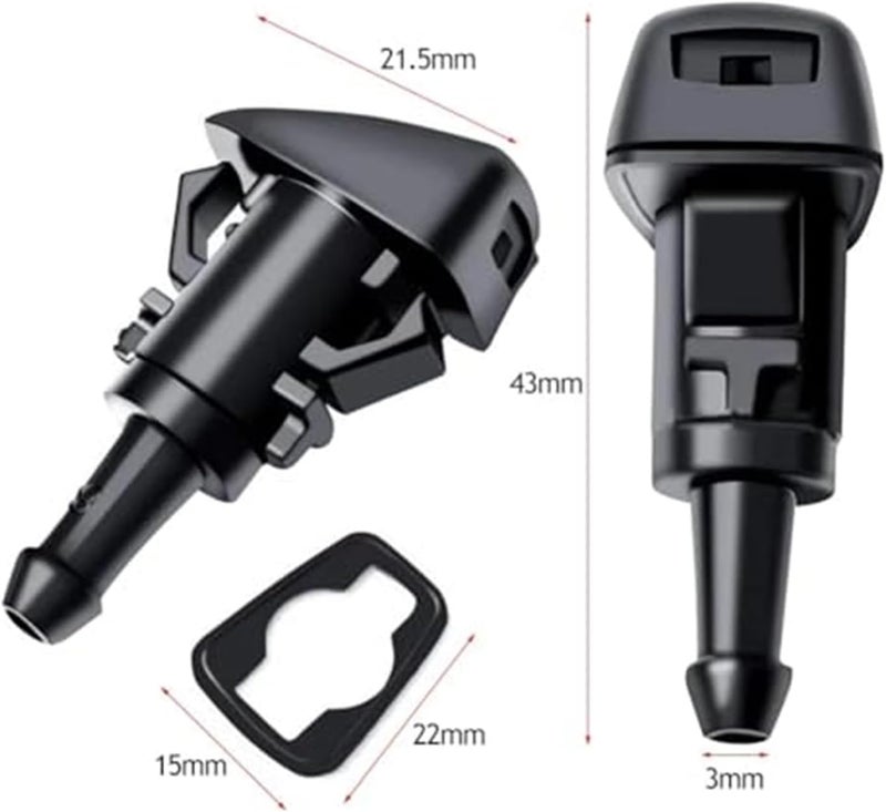 Wivplex Windshield Washer Nozzles for Dodge Avenger - Image 2