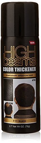 Salon Grafix High Beams Color Thickener Temporary Spray Black for Unisex 27 oz Hair Color