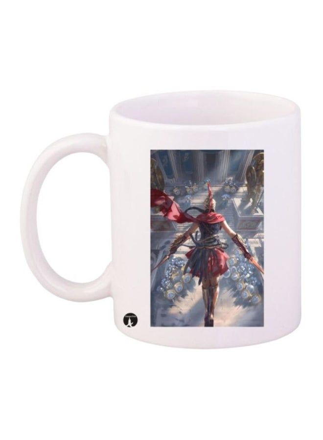 RKN Assassin's Creed Printed Mug White/Red/Grey - Image 1