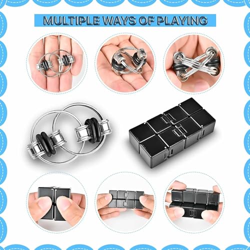 Dr.Kbder Easter Basket Stuffers for Teen Boys Fidget Toys Adults Set Fidgets for Classroom Must Have Autism Sensory Pack Figette Cube ADHD Special Treasure Prize Tool Stress Relief Desk Cool Gadget for Kid - Image 5