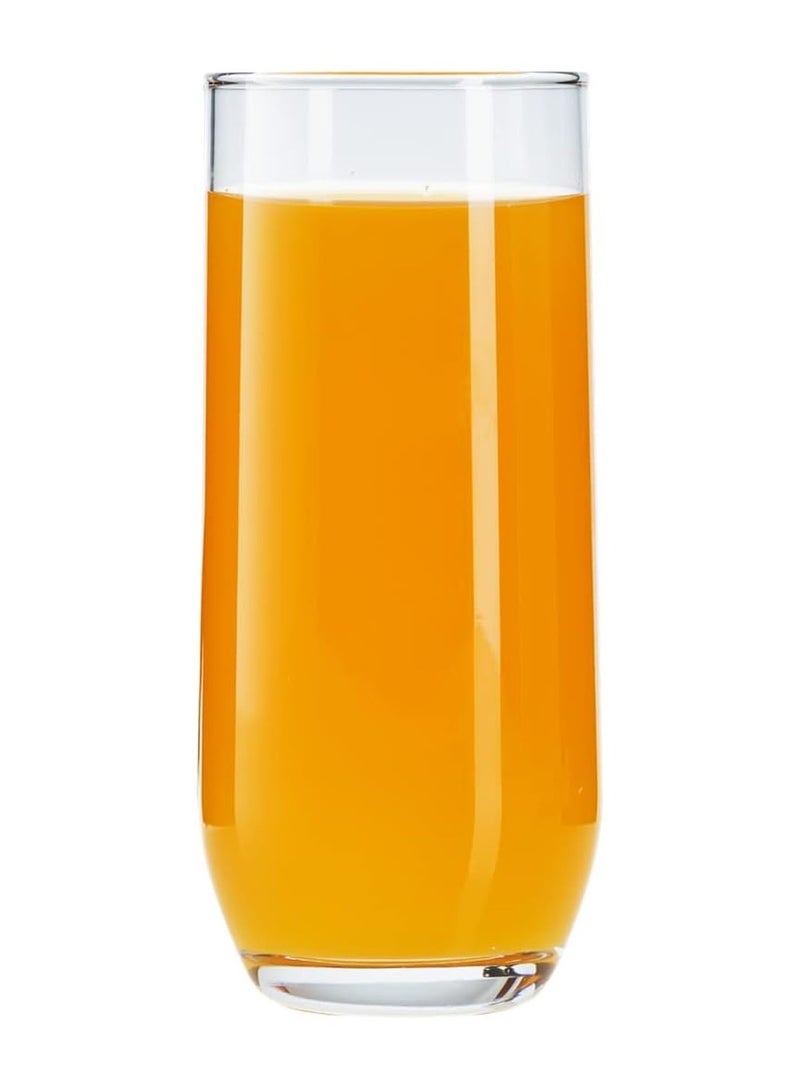 LAV 3 Pieces Sude Long Drink Tumbler Set 315 Ml - Clear - Image 3