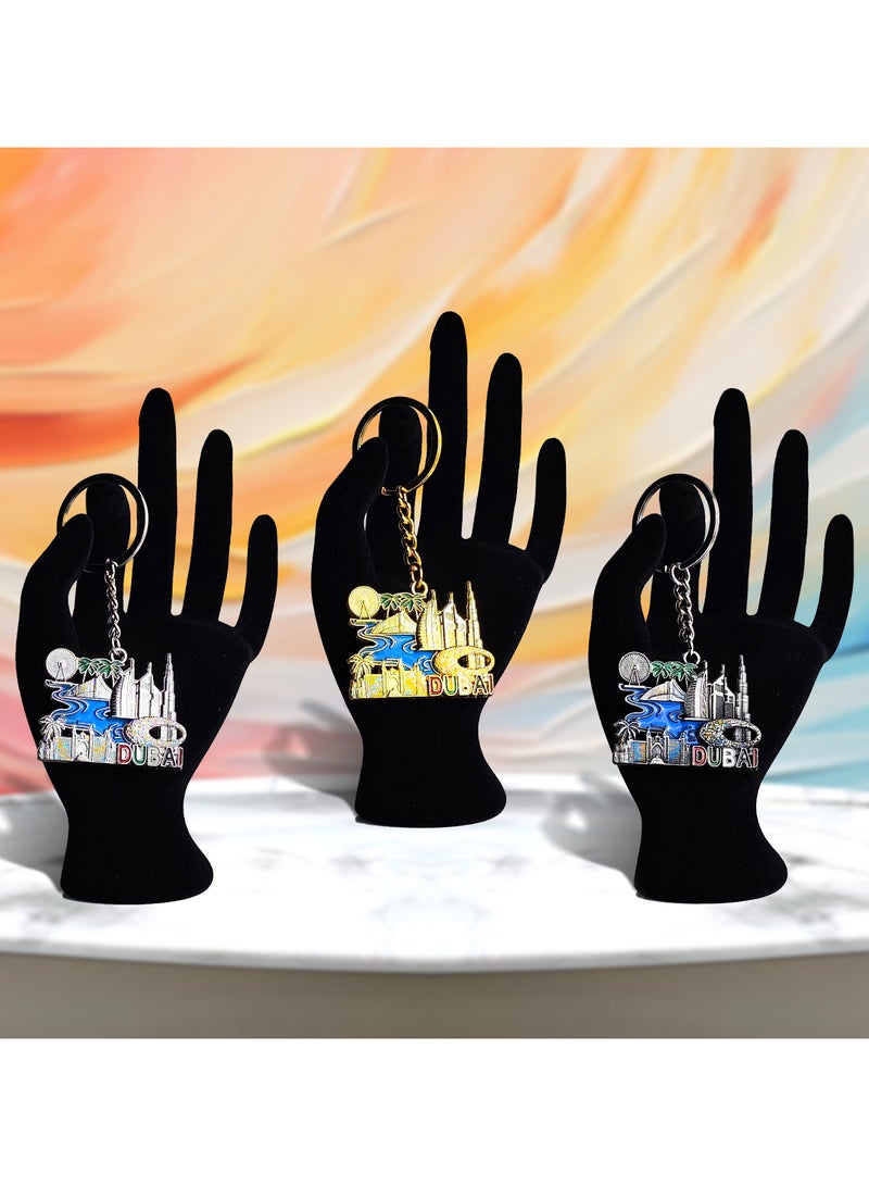 Souvenir Souq Metal Keychain Set of 3 # 03 - Image 1