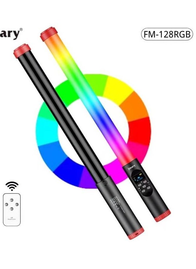 Jmary JMARY RGB Led Light Waterproof Lighting FM128R with color range 3000-6000, Number of Led Lamps 114 with battery capacity 2000 mAh, 263 gram (Model :FM128R)  - Image 1