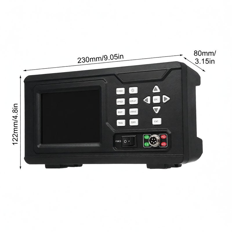East Tester ET511 DC Low Resistance Tester Portable Milliohm Meter Microresistance Tester Low Resistance Tester Direct Current LCD Display with Backlight Low Resistance Tester  for Resistance - Image 3