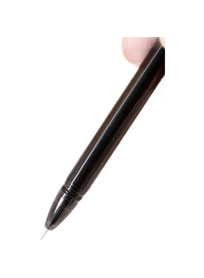 M.G M&G Stationery, Pull-Off Cap Gel Pen 0.5Mm, Student Black Pen, Signing Pen, Business Full Needle Tube Pen, Office Supplies, Black, 12 Pens/Box - Image 3