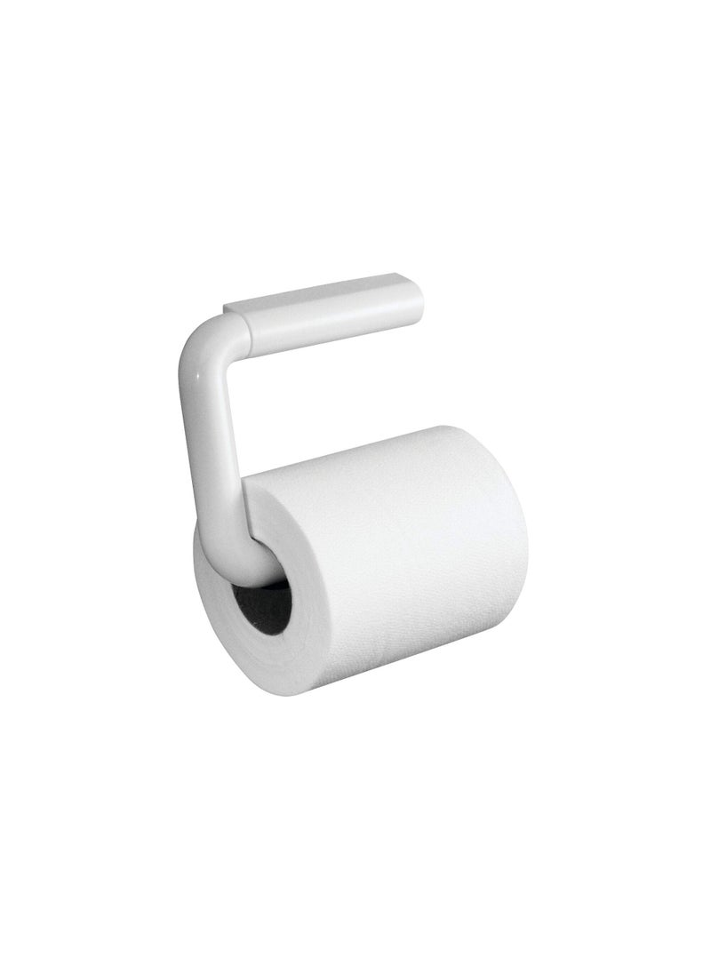 InterDesign iDesign Plastic Wall Mount Paper Holder, Dispenser for Master, Guest, Kid's Bathroom, 6.95" x 7.4" x 1.45", Toilet Tissue Bar  - Image 1